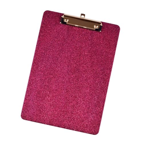 Glitzerndes Acryl-Klemmbrett, Dokumenten-Organizer, Schreibtafel mit Metallclip, einziehbarer Haken zum Aufhängen, für Büro, Schule, Acryl-Klemmbrett Glitzerndes Acryl-Klemmbrett, Dokumenten-Organizer, Schreibtafel mit Metallclip, einziehbarer Haken zum Aufhängen, für Büro, Schule, Acryl-Klemmbrett von ERRORY