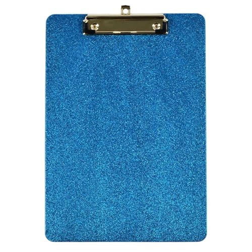 Glitzerndes Acryl-Klemmbrett, Dokumenten-Organizer, Schreibtafel mit Metallclip, einziehbarer Haken zum Aufhängen, für Büro, Schule, Acryl-Klemmbrett Glitzerndes Acryl-Klemmbrett, Dokumenten-Organizer, Schreibtafel mit Metallclip, einziehbarer Haken zum Aufhängen, für Büro, Schule, Acryl-Klemmbrett von ERRORY