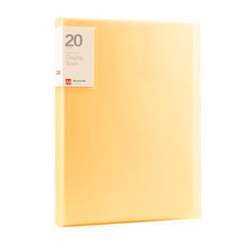 Große Kapazität, Aktenordner, Präsentationsmappe, 4 Papier-Organizer, 80 Seiten, Dokumententasche, Aktenaufbewahrung, Organizer von ERRORY