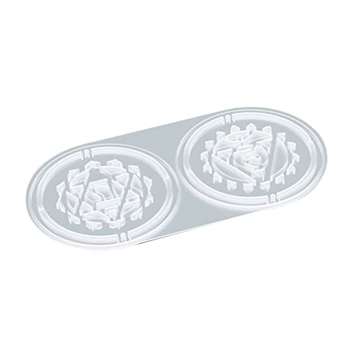 Kristall-Tropfenform, 7 Anhänger, Ornament, Doppelzweck-Ablageschale, Silikon-Ornament-Formen für Epoxidharz Kristall-Tropfenform, 7 Anhänger, Ornament, Doppelzweck-Ablageschale, Silikon-Ornament-Formen für Epoxidharz von ERRORY