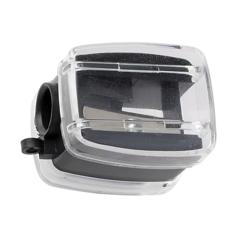 Make-up-Bleistiftspitzer mit Waschbürste, Einzelloch, Kosmetik für Lippenkonturenstifte, Augenbrauenstifte, Holz von ERRORY