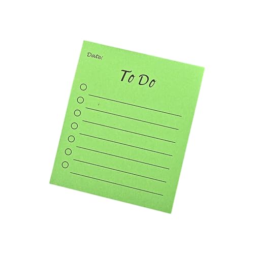 Multifunktionaler Notizblock, liniert, Schreibblock, Papier, praktische Haftnotizen, schöne Notizen, Schulbedarf, To-Do-Liste, Memos, Aufkleber, liniert, Schreiben, Schule, Bürobedarf von ERRORY