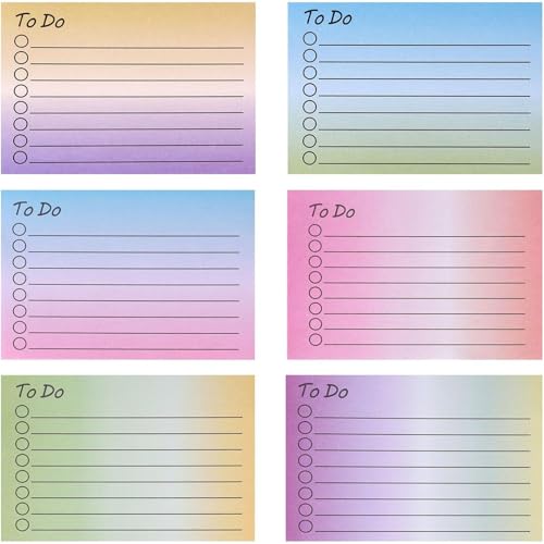Notizblöcke für kreatives Schreiben, zufällige Farbe, kompakt, tragbar, Planer für Ideen, Notizen, Erinnerungen, leichtes Design, Einkaufsliste, Notizblöcke von ERRORY