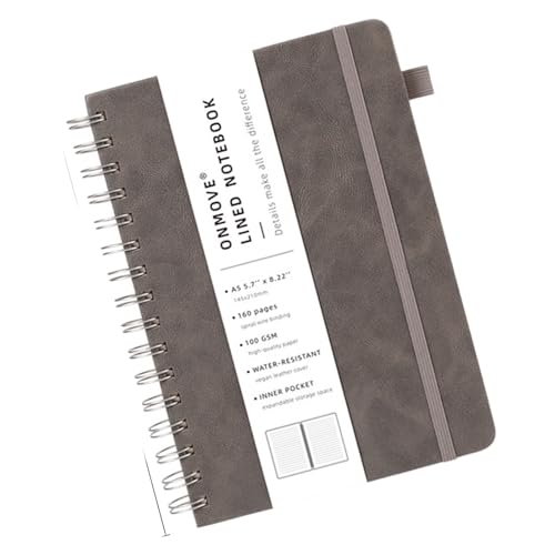 Notizbuch mit 5 Spiralen, Notizbuch, Schreibwaren, Notizbücher, Reisen, Business, Notizblöcke, einfach von ERRORY