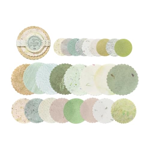 Papierscheiben für Scrapbooking, Verzierungen, Papierausschnitte, ForJournaling, Bastelset, Notizblock, kreativ von ERRORY
