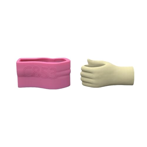 Pflanzgefäßformen, Vasenformen, Gestenform, Blumentopf-Formen, Epoxidharz, Stifthalter, Aufbewahrungshalter für Handwerk, Silikon, Beton, Pflanzgefäß von ERRORY