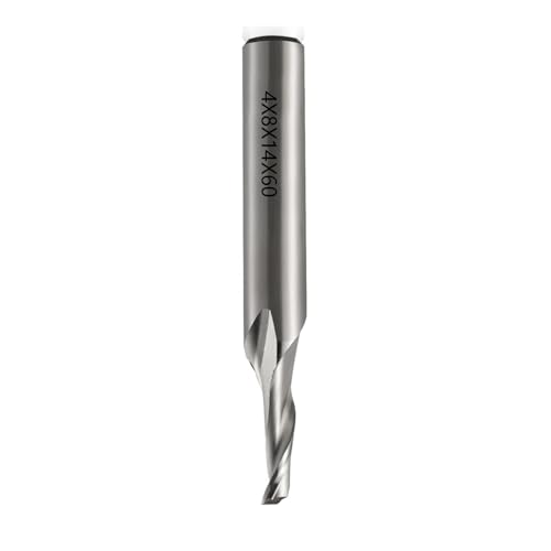 Präziser Fräser-Bit, einschneidig, Schaftfräser zum Schneiden von Aluminium mit Stahl in mehreren Größen, Bearbeitungsteil, Aluminiumfräser von ERRORY