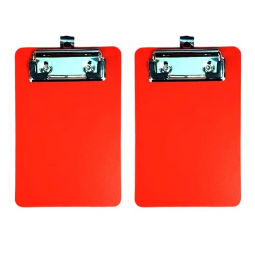 Schreibtafel, klein, für Dokumente, Klemmbretter, tragbar, für Büro, Schule, Klassenzimmer, 2 Stück Schreibtafel, klein, für Dokumente, Klemmbretter, tragbar, für Büro, Schule, Klassenzimmer, 2 Stück von ERRORY