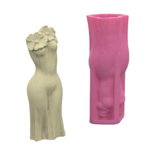 Silikonform für Blumentöpfe, Vase, menschliche Körperform, Bastelformen, Übertopf, Silikon-Textur für Übertöpfe, Epoxidharz, Handwerk von ERRORY