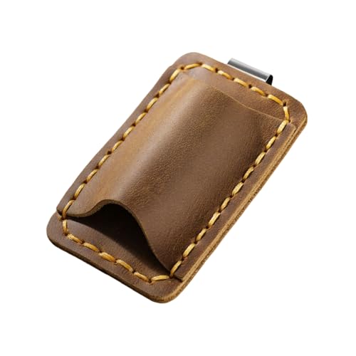 Stifthalter aus Leder mit Clip, Notizbuch, Stifthalter, Einzelschlitz für Notizbuch, Planer, Tagebuch, Klemmbrett, Ordner, Ledertaschen Stifthalter aus Leder mit Clip, Notizbuch, Stifthalter, Einzelschlitz für Notizbuch, Planer, Tagebuch, Klemmbrett, Ordner, Ledertaschen von ERRORY