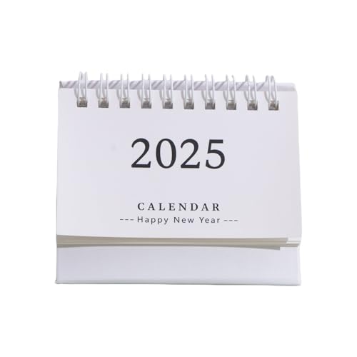 Tischkalender 2025, kleiner Kalender, stehend, Haushalt, Monat, Büro, einfache Notizblöcke von ERRORY