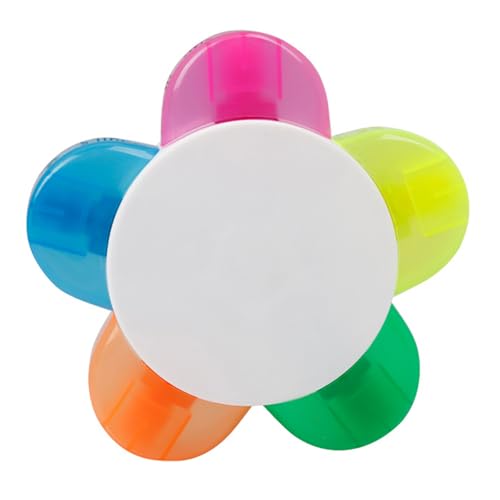 Verspielte Highlighter-Marker mit Blumenmotiven, 6 Farben, ideal für visuelle Lernaktivitäten, Kinder, zum Schreiben von Blütenblatt-Design, Textmarker Verspielte Highlighter-Marker mit Blumenmotiven, 6 Farben, ideal für visuelle Lernaktivitäten, Kinder, zum Schreiben von Blütenblatt-Design, Textmarker von ERRORY