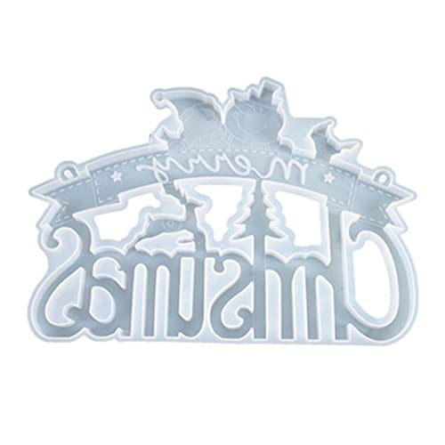 Weihnachts-Schneemann-Dekorationen, Epoxidharz-Form, Baumschmuck, Silikon, Epoxidharz von ERRORY