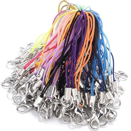 10-100 Stück 70 mm bunter Karabinerverschluss, Schlüsselband, Kordel, Handy-Riemen, Charm, Nylon, Schlüsselanhänger, Kette, DIY-Schmuckherstellung, Zubehör – 22.100 Stück 10-100 Stück 70 mm bunter Karabinerverschluss, Schlüsselband, Kordel, Handy-Riemen, Charm, Nylon, Schlüsselanhänger, Kette, DIY-Schmuckherstellung, Zubehör – 22.100 Stück von ERRVA
