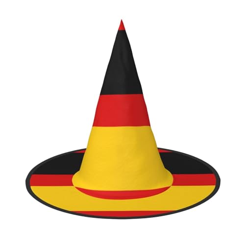 ERSDWRE Deutsche Flagge, Hexenhut, Zaubererhut, Cosplay, Zubehör für Halloween, Weihnachten, Karneval, Maskerade ERSDWRE Deutsche Flagge, Hexenhut, Zaubererhut, Cosplay, Zubehör für Halloween, Weihnachten, Karneval, Maskerade von ERSDWRE