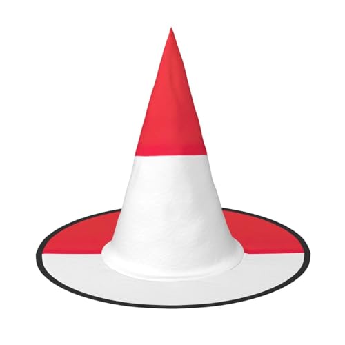 ERSDWRE Hexenhut Zaubererhut mit indonesischer Flagge, Cosplay, Zubehör für Halloween, Weihnachten, Karneval, Maskerade ERSDWRE Hexenhut Zaubererhut mit indonesischer Flagge, Cosplay, Zubehör für Halloween, Weihnachten, Karneval, Maskerade von ERSDWRE