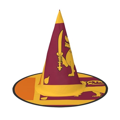 ERSDWRE Hexenhut mit Sri Lanka-Flagge, Zaubererhut, Cosplay, Zubehör für Halloween, Weihnachten, Karneval, Maskerade ERSDWRE Hexenhut mit Sri Lanka-Flagge, Zaubererhut, Cosplay, Zubehör für Halloween, Weihnachten, Karneval, Maskerade von ERSDWRE