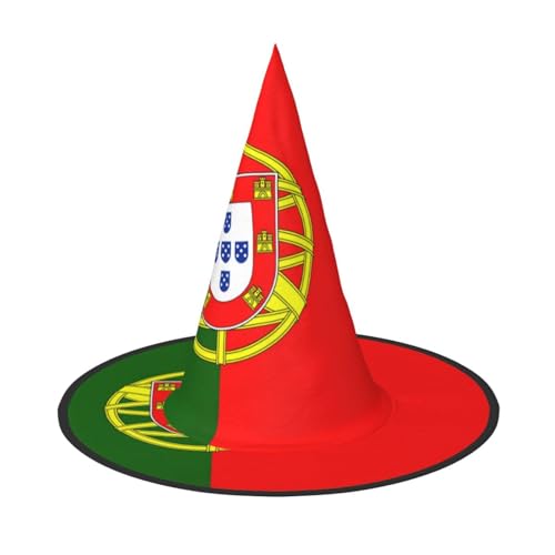 ERSDWRE Hexenhut mit portugiesischer Flagge, Zaubererhut, Cosplay, Zubehör für Halloween, Weihnachten, Karneval, Maskerade ERSDWRE Hexenhut mit portugiesischer Flagge, Zaubererhut, Cosplay, Zubehör für Halloween, Weihnachten, Karneval, Maskerade von ERSDWRE