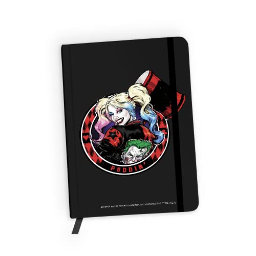 ERT GROUP Original und offiziell lizenziert von DC Notizbuch, Muster Harley Quinn 002 black, mit liniertes Papier, A5 ERT GROUP Original und offiziell lizenziert von DC Notizbuch, Muster Harley Quinn 002 black, mit liniertes Papier, A5 von ERT GROUP