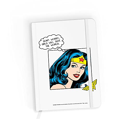 ERT GROUP Original und offiziell lizenziert von DC Notizbuch, Muster Wonder Woman 028 white, mit liniertes Papier, A5 ERT GROUP Original und offiziell lizenziert von DC Notizbuch, Muster Wonder Woman 028 white, mit liniertes Papier, A5 von ERT GROUP