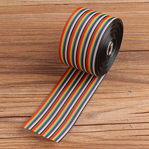 40p Flat Ribbon Kabeldraht, 5,08 Cm mit 7 * 0,127 Kupfer aus Diener für die Interne Verkabelung von Elektronischen, Elektrischen und Ausrüstungsinstrumenten, 1 Meter für (2 Meter) von ERYUE