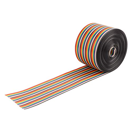 40p Flat Ribbon Kabeldraht, 5,08 Cm mit 7 * 0,127 Kupfer aus Diener für die Interne Verkabelung von Elektronischen, Elektrischen und Ausrüstungsinstrumenten, 1 Meter für (5 Meter) von ERYUE
