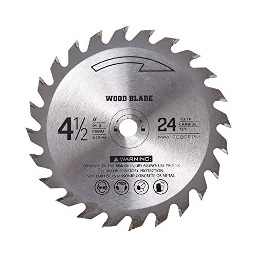 ERYUE Holztrennscheibe,24T-TCT Holztrennscheibe 115 mm * 10 mm Kreissägeblatt legierter Stahl 24 Zähne Hartmetall-Fertigsäge TCT-Holzschneider für die Holzbearbeitung Holzschneiden 1-1/4 Zoll (32 mm) ERYUE Holztrennscheibe,24T-TCT Holztrennscheibe 115 mm * 10 mm Kreissägeblatt legierter Stahl 24 Zähne Hartmetall-Fertigsäge TCT-Holzschneider für die Holzbearbeitung Holzschneiden 1-1/4 Zoll (32 mm) von ERYUE