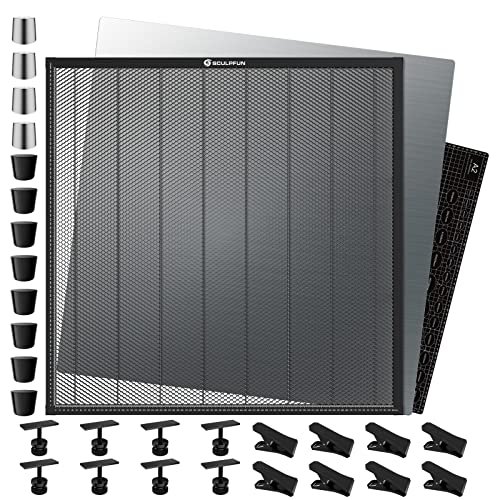 ERYUE Laser-Arbeitstisch,H3 800 x 800 mm Laserschneid-Wabenplatten-Werkbank Geeignet für Dioden-CO2-Lasergravurmaschine Professionelle Metallklemmen Einfach zu beobachtender Desktop-Schutz zum ERYUE Laser-Arbeitstisch,H3 800 x 800 mm Laserschneid-Wabenplatten-Werkbank Geeignet für Dioden-CO2-Lasergravurmaschine Professionelle Metallklemmen Einfach zu beobachtender Desktop-Schutz zum von ERYUE