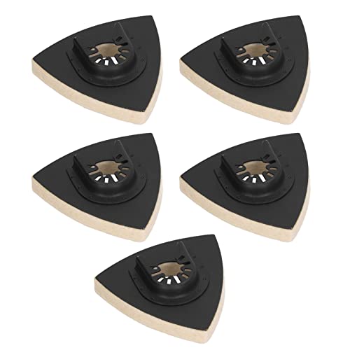 ERYUE Soft Touch Woll Polishing Pad, Dreieckiges Filzpolster für Oszillierendes Werkzeug mit Legierungsstahlbasis für Edelstahl, Keramik und Glasfaser ERYUE Soft Touch Woll Polishing Pad, Dreieckiges Filzpolster für Oszillierendes Werkzeug mit Legierungsstahlbasis für Edelstahl, Keramik und Glasfaser von ERYUE