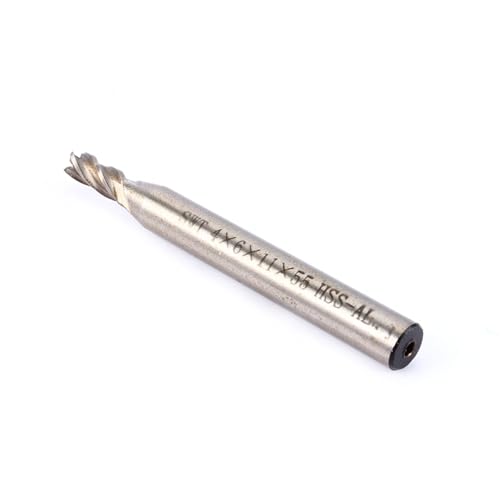 Mahl-Rotationswerkzeug, Mühlenschneider, Hochwertige HSS Gerade Shank End CNC 4 Flöte 4-12-mm-Bohrer, Reduzierung von Werkzeugänderungen, Verbesserung des Maschinellen Rhythmus, von ERYUE