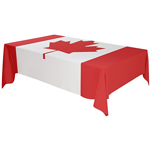 ERZU Kanada Ahornblatt Tischdecke | Kanadische Ahornblatt-Flagge Tischdecke Polyester Gabardine – Polyester & Gabardine Kanada National Day Tischdekorationen für Partys, 3 Größen ERZU Kanada Ahornblatt Tischdecke | Kanadische Ahornblatt-Flagge Tischdecke Polyester Gabardine – Polyester & Gabardine Kanada National Day Tischdekorationen für Partys, 3 Größen von ERZU