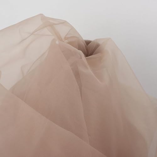 Power-Korsett-Netzstoff, nicht dehnbares Netzgewebe für transparente Korsettbasis, Couture-Kleid, Hochzeit, Ballkleid, vorgeschnitten, 4,5 m lang, 152,4 cm breit, Nude, 4,5 m vorgeschnitten) von ESANDA