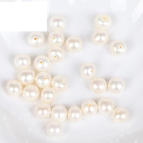 10 Paare Natürliche Süßwasserperlen Halbgebohrtes Loch Lose Perlen Für Die Schmuckherstellung DIY Haarnadeln Halskette-Weiß, 4-4,5 mm, 20 Stk 10 Paare Natürliche Süßwasserperlen Halbgebohrtes Loch Lose Perlen Für Die Schmuckherstellung DIY Haarnadeln Halskette-Weiß, 4-4,5 mm, 20 Stk von ESCATIC