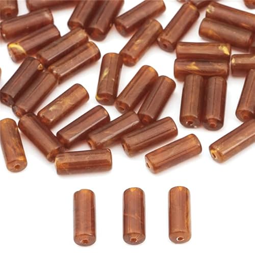 20 Teile/los 20 x 8 mm Zylinderform Steinperlen Acryl beabstandete Perlen für die Schmuckherstellung DIY Charms Ohrring Anhänger Armband Halskette-Hellbraun 20 Teile/los 20 x 8 mm Zylinderform Steinperlen Acryl beabstandete Perlen für die Schmuckherstellung DIY Charms Ohrring Anhänger Armband Halskette-Hellbraun von ESCATIC