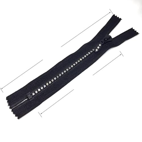 5 Stück Strass-Reißverschlüsse 10 cm–15 cm Nr. 3# 5# Lightning-Reißverschluss mit geschlossenem Ende, Bastel- und Nähzubehör für Schuhe, Kleidung, Taschen Nr. 5 15 cm, 5#, Option 1 5 Stück Strass-Reißverschlüsse 10 cm–15 cm Nr. 3# 5# Lightning-Reißverschluss mit geschlossenem Ende, Bastel- und Nähzubehör für Schuhe, Kleidung, Taschen Nr. 5 15 cm, 5#, Option 1 von ESCATIC