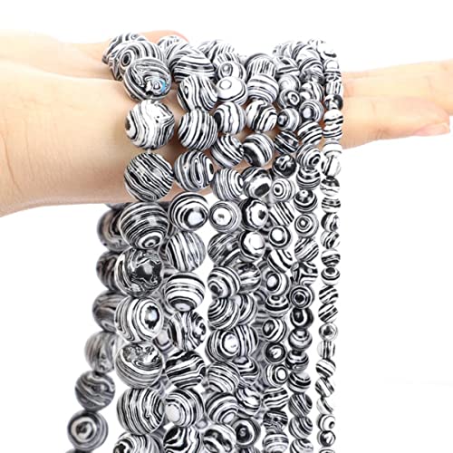 Natursteinperlen, weißer Mondstein, Amazonit, klar, Achat, Muschelperlen, lose Abstandsperlen für die Schmuckherstellung, DIY-Armband, Halskette, Malachit, 4 mm, ca. 90 Stück Natursteinperlen, weißer Mondstein, Amazonit, klar, Achat, Muschelperlen, lose Abstandsperlen für die Schmuckherstellung, DIY-Armband, Halskette, Malachit, 4 mm, ca. 90 Stück von ESCATIC