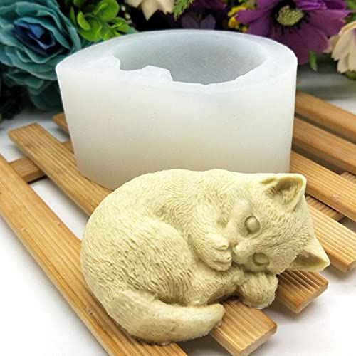 Silikonform für Katzen, schläfrige Katze, Seifenform, Silikonform für Kerzen, Katzenharz, handgefertigte Seifenform, 3D-Katzenform, Cartoon-Form, Epoxidform, Katze, Silikonform, Kerzenform Silikonform für Katzen, schläfrige Katze, Seifenform, Silikonform für Kerzen, Katzenharz, handgefertigte Seifenform, 3D-Katzenform, Cartoon-Form, Epoxidform, Katze, Silikonform, Kerzenform von ESEDAGE