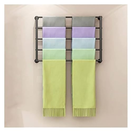 Bandrollenständer, Bandständer, Wandhalterung for Schals, Metallregal, Bastelraum-Organizer, Displayständer(High 60cm,Width 100cm) von ESESE