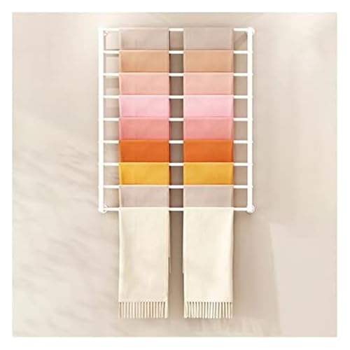 Lintrol Display Ständer, Bandregal, 5/9 Schichten Schalregal, Wandmontage Gewerbliche Geschäfte Schaufensterregal für Handtücher Schals Hosen Geschenkpapier(120cm/47.26 High,60cm Breite) von ESESE