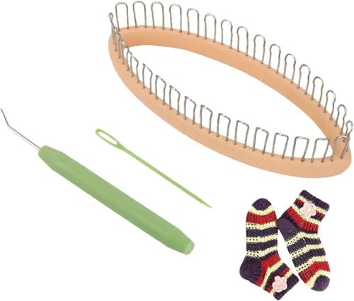 Loom Strickmaschine, Strickmaschine, Strickwebstüh-Set, rundes Strickset, Bastelset, Werkzeug, Strickmaschine, Strickwebstuhl, Strickhaken und Nähnadeln von ESESE