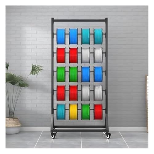Stoffrollen-Aufbewahrungsregal, Wandhalterung, 3D-Drucker-Filament-Aufbewahrungsregal, Bandhalter-Organizer(8th floor) von ESESE
