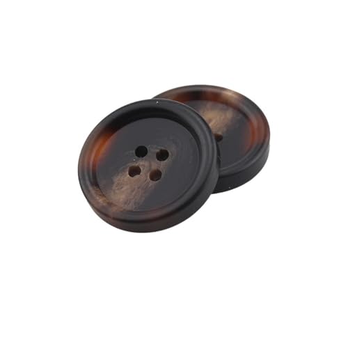 20 Stück Harz 4 Löcher Knöpfe Nähzubehör Größe komplett für Bekleidung dekorative Kunststoffknöpfe handgemacht DIY (9 20 Stück, 30mm) von ESMENATZLS