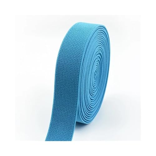 3/5 Meter 10-50 mm elastische Bänder für Hosen Taille Gummiband Stretch Gurtband DIY Unterwäsche Kleidung Nähen Zubehör (Blau, 5 Meter 50 mm) von ESMENATZLS