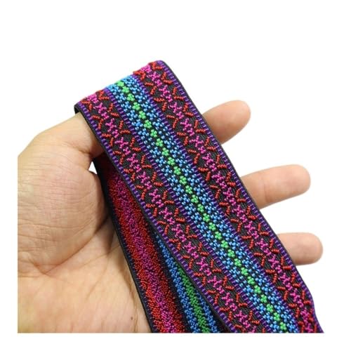 Elastische Streifen 38 ~ 50mm Elastic Band Kleidung Taschen Hose Elastischer Gummi DIY Nähzubehör Gummiband (Nummer 20) von ESMENATZLS