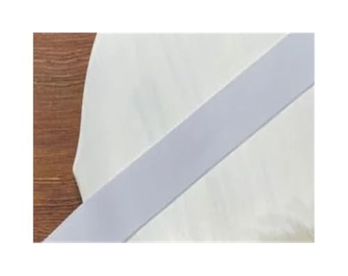 Faltbares Elastikband für Unterwäsche, Hosen, BH, Gummiband, verstellbar, weich, elastischer Bund (weiß, 30 mm) von ESMENATZLS