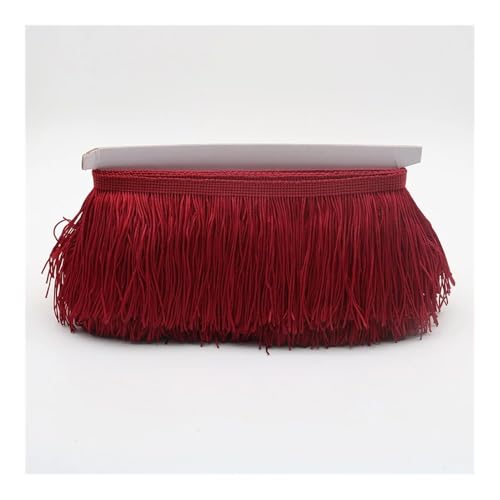 Fransenborte aus Polyester, 15 cm lang, für Vorhänge, Kleidung, Fransen zum Nähen, Basteln, Kastanienbraun Fransenborte aus Polyester, 15 cm lang, für Vorhänge, Kleidung, Fransen zum Nähen, Basteln, Kastanienbraun von ESMENATZLS