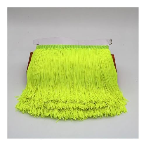 Fransenborte aus Polyester, 15 cm lang, für Vorhänge, Kleidung, Fransen zum Nähen, Basteln, fluoreszierendes Gelb Fransenborte aus Polyester, 15 cm lang, für Vorhänge, Kleidung, Fransen zum Nähen, Basteln, fluoreszierendes Gelb von ESMENATZLS