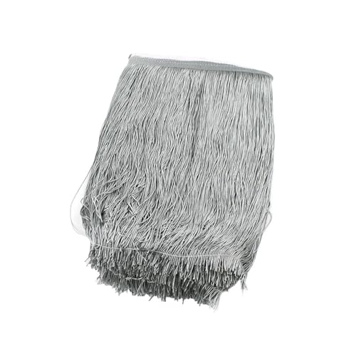 Fransenborte für Kleidung, Kleider, Vorhänge, Nähzubehör, dekoratives Spitzenband, Kleidungsbastelbedarf, 5 m, 30 cm (Nr. 11) von ESMENATZLS