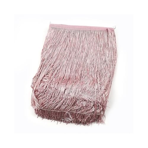 Fransenborte für Kleidung, Kleider, Vorhänge, Nähzubehör, dekoratives Spitzenband, Kleidungsbastelbedarf, 5 m, 30 cm (Nr. 30) von ESMENATZLS