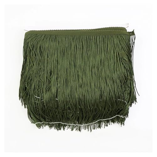 Fransenborte für Kleidung, Kleider, Vorhänge, Nähzubehör, dekoratives Spitzenband, Kleidungsbastelbedarf, 5 m, 30 cm (Nr. 35) von ESMENATZLS